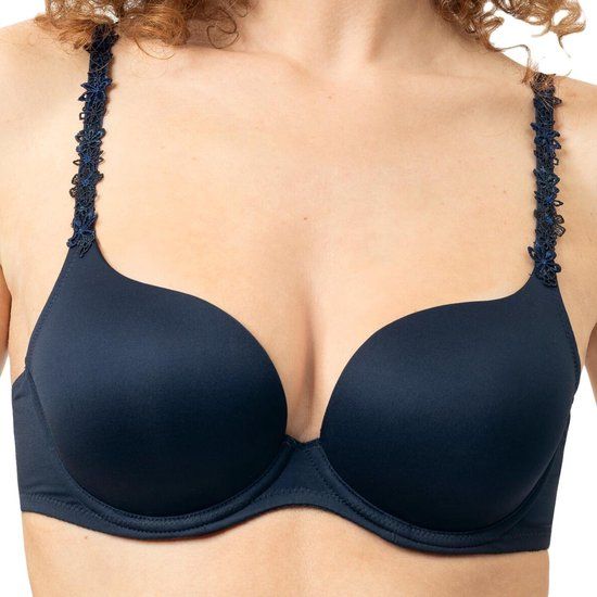 Mey Pretty Joan Braline BH Night Blue - maat 75D - Blauw