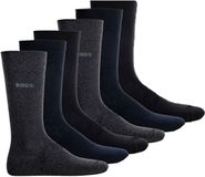 Boss Sokken 6-paar blauw-grijs-zwart