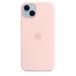 Apple iPhone 14 Plus Siliconen Hoesje met MagSafe - Chalk Pink