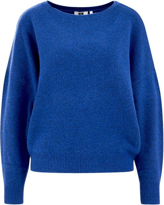 WE Fashion Dames oversized trui Cobalt blue M