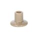 Bougeoir, porcelaine, brun clair, petit
