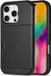 Selected by GSMpunt.nl Hoesje met Kaarthouder Slider Geschikt voor Apple iPhone 16 Pro Max | Back Cover Pasjeshouder Achterkant | Kaarthouder voor Twee Pasjes | Zwart