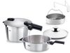 Fissler Vitaquick Premium Snelkookset - 8L + 4L - met stoominzet en glasdeksel