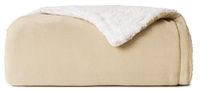 CASUAL LIVING 32597 Pluche omkeerbare sierdeken 127 x 152 cm beige