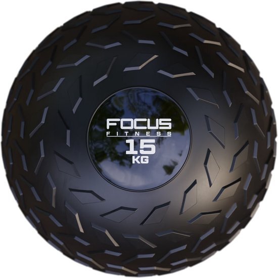 Focus Fitness Slam Ball met grip - - 15 kg