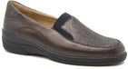 Solidus 26381 Dames Instappers Brons Leer Wijdte J