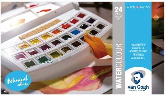 Van Gogh Aquarelverf set botanische selectie - 24 kleuren