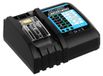 Chargeur de batterie 18V - Chargeur rapide 4A - Convient pour batteries Li-Ion d'outils, type BL1830 et BL1860 - Protection contre la surcharge - Chargeur 4A