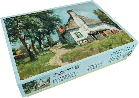 Bekking & Blitz Puzzel 1000 stukjes - Huisje aan de Zoom in Nunspeet - Jan van Vuuren