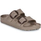 Birkenstock 1030389 Arizona Big Buckle Eva Gray Taupe Sandalen voor dames, dubbele gesp van rubber, Grijs, 39 EU