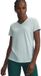 Under Armour Tech SSV- Solid-GRN Dames Sportshirt - Refresh Mint - Wit