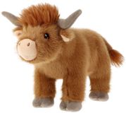 Keel Toys Schotse Hooglander Koe Pluche Knuffel - Bruin - 30 cm