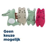Trixie Kattenspeeltje - Pluche Met Catnip 11cm - Assorti