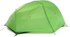 Tente sans marque - Tente tunnel - 1 cabine - 2 Couchages - 2 Personnes - Léger - Portable - 4 Saisons - Nylon - Vert