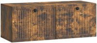 vidaXL Wandmontage TV-kast Gerookt eiken 78,5 x 31 x 30 cm