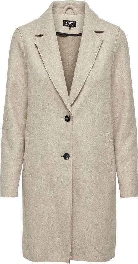 ONLY ONLCARRIE BONDED COAT OTW NOOS Women's Coat - Size M - Humus;Melange
