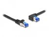 DeLOCK 80217 Netwerkkabel Zwart 0,5 m Cat6a S/FTP Rond