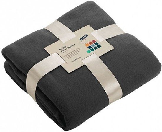 James & Nicholson Myrtle Beach Colors Fleece Deken - Grijs - 130 x 170 cm