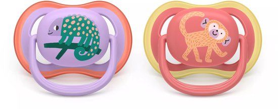 Philips Avent Pacifier ultra air 18 months+ multicolour 2 pieces