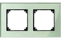 SCHNEIDER ELECTRIC MTN404204 frame Elegance, 2 elementen, kristalgroen