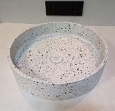 Sanimex Crystal 25 betonnen opzetwaskom - Waskom - Wastafel - Beton - Terrazzo