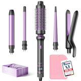 BESTOPE PRO 5-in-1 Krultang Set met Stijltang, Thermoborstel en 3 Keramische Krultangen