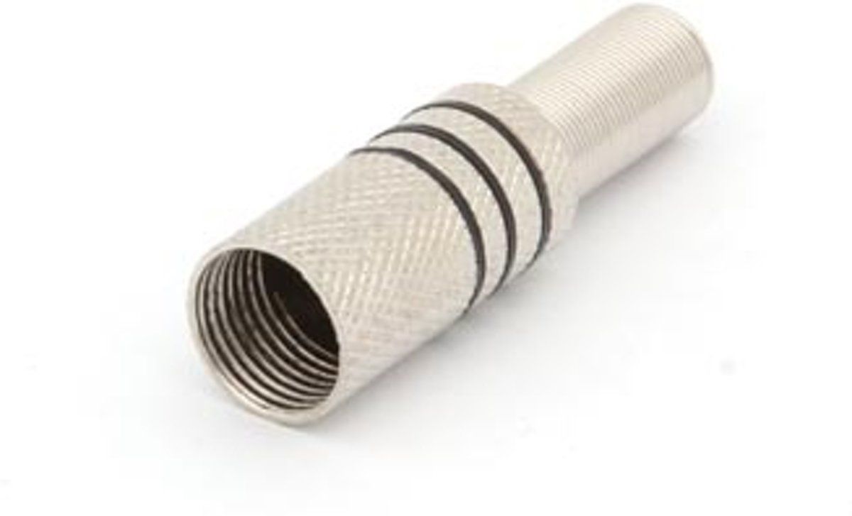 Velleman Vrouwelijke RCA Plug - Vernikkeld - Zwart
