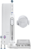 Oral-B Genius 8000N - Elektrische tandenborstel - Roterend-oscillerend - Wit/Zilver
