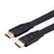 Value 8K HDMI Ultra HD-kabel met Ethernet, plat, M/M, zwart, 2 m