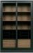 WOOOD James Vitrinekast - Noir - Pin - 200x125x47cm - Industriel