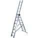 Hailo HobbyStep Échelle transformable 3 plans 3x8 échelons 5m90 en aluminium