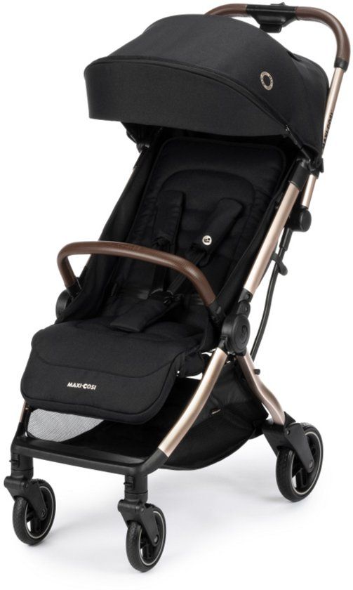 Maxi-Cosi Eva3 wandelwagen - Essential Black Champagne