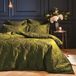 Paoletti Palmeria King Size gewatteerde dekbedset, mos