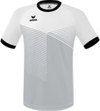 Erima Mantua Shirt Korte Mouw Kinderen - Zwart / Wit | Maat: 152
