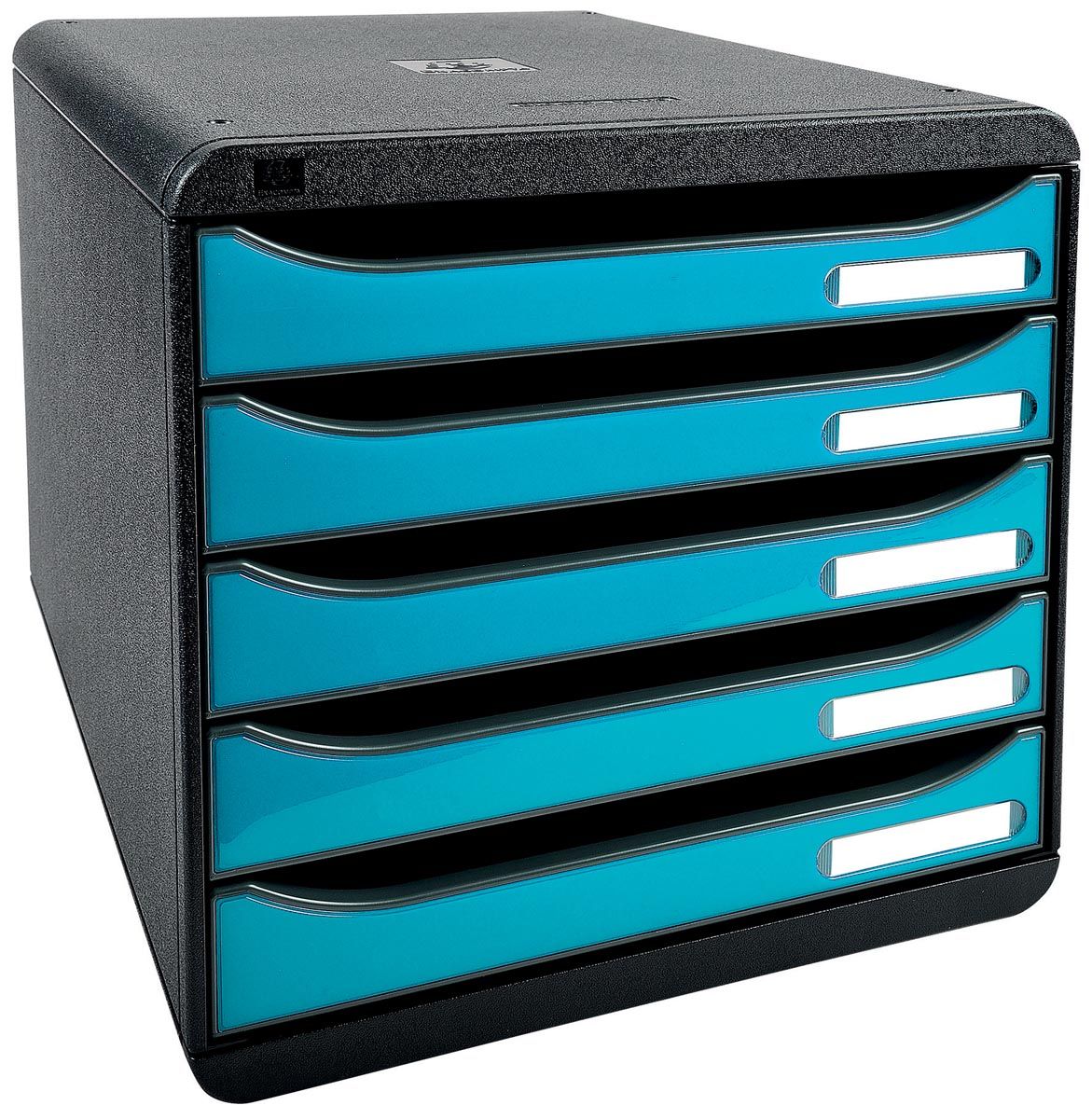 Exacompta Iderama Big Box+ ladenblok - zwart/turkoois