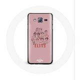 Maniacase Hoesje voor Samsung Galaxy J3 Elite Seizoen 5 Poster karakters Fanart Logo