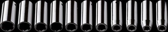 NEO Krachtdoppenset 11-delig 1/2" - 10-24mm