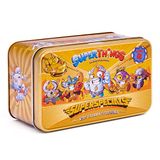 Superthings blik goud serie 4, bevat de ultralaire (Kid Kazoom), de 2 gouden leiders, de 6 zilveren kapiteins en de 2 gouden blasterjets