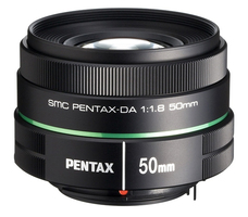 Pentax smc DA 50mm f/1.8 Lens - Black