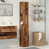Maison Exclusive - Meuble de salle de bain, aspect bois vieilli, 25x25x170 cm, fibre de bois