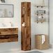 Maison Exclusive - Meuble de salle de bain, aspect bois vieilli, 25x25x170 cm, fibre de bois