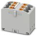 Phoenix Contact PTFIX 6X2,5 GY verdelerblok, basisklem, 450 V, 24 A, aantal aansluitingen 6, doorsnede 0,14 mm²-4 mm², AWG: 26-12, breedte 16 mm, hoogte 21,7 mm, grijs, 10 stuks