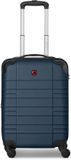 Wenger Amplar Evo 4 wielen Cabinewagen S 53 cm met uitbreidingsplooi - Harde bagage - Combinatieslot - navy blue