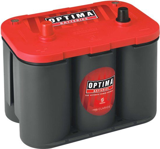 Optima RTC4.2 Red Top 12V 50Ah AGM Startaccu - 8012870008882