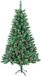 Goodivery® Sapin de Noël artificiel 150 CM Vert PVC Avec Effet Neige et Pommes de Pin