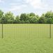 Euro-hek met palen 10 x 0,8 m PVC-Coated Acier Gris Mesh