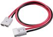 TRU COMPONENTS Hoogstroom-batterijstekker verlengkabel 1000 mm TC-12195680 Zwart, Rood