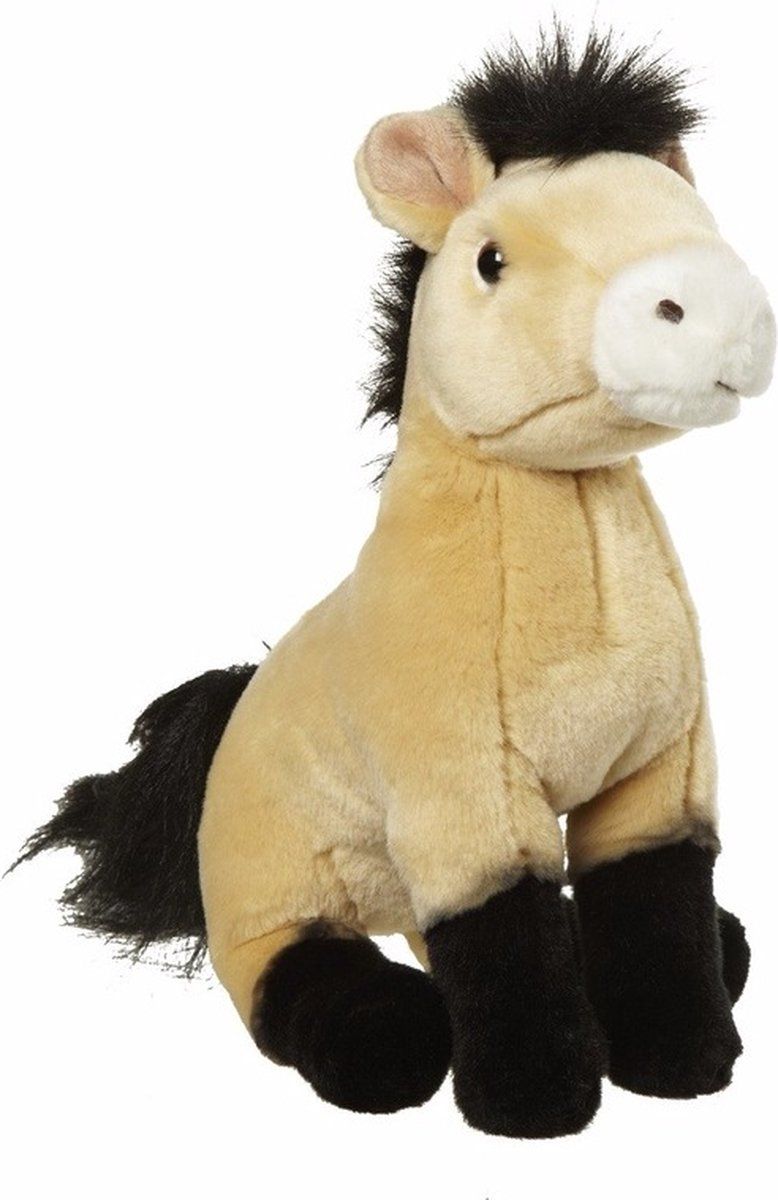 Nature Planet Pluche Przewalski paard knuffel - 27 cm - paarden knuffeldier