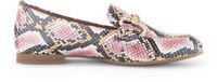 Gabor - Dames - Loafers - Roze Combi - Leer - Maat 45