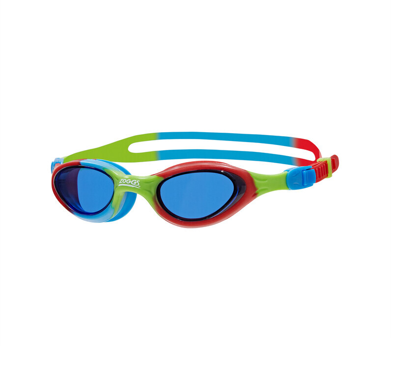Zoggs Super Seal Goggles Kids, red/blue green/tint